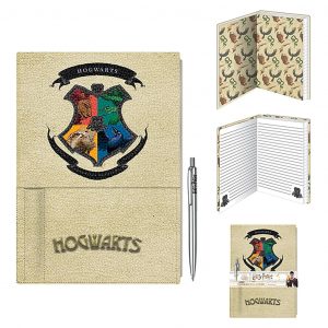 Harry Potter (Intricate Houses) Premium Notebook With Pen