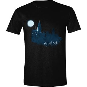 Harry Potter - Moon Hogwarts Castle Painted T-Shirt