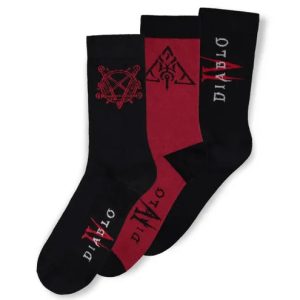 Diablo Iv - Hell Socks Men'S Crew Socks (3Pack)