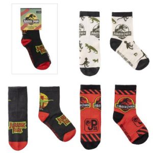 Jurassic Park Socks Set of 3