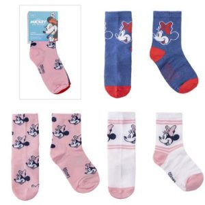 Minnie Mouse Socks Set of 3