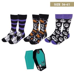 The Nightmare Before Christmas Socks Pack 3 Pieces Size 35/41