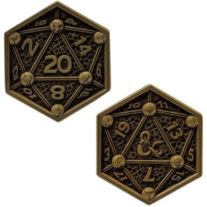 Dungeons & Dragons Class Cards and D20 Flip Coin