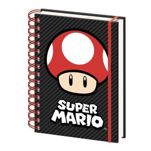 Super Mario (Mushroom) A5 Premium Notebook