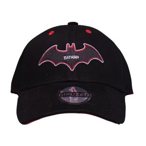 Warner - Batman - Black & Red - Curved Bill Cap