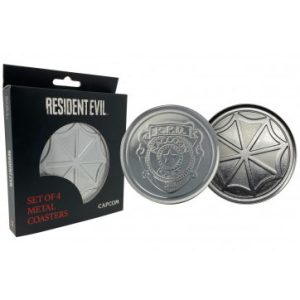 Resident Evil Set of 4 Embossed Metal Coasters