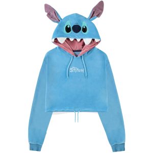 Lilo & Stitch - Stitch - Women's Novelty Cropped Hoodie