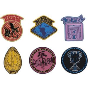 Harry Potter Limited Edition Set of 6 Triwizard Tournament Pin Badges