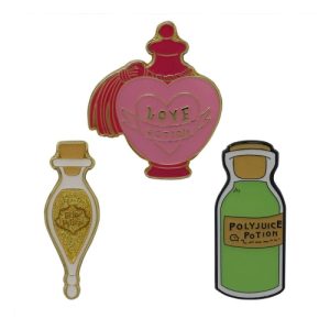 Harry Potter Limited Edition Potions Triple Pin Badge Set