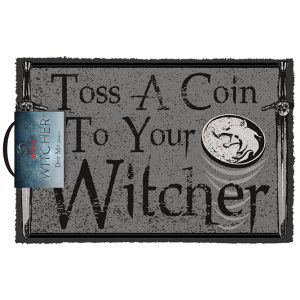 The Witcher - Doormat Toss A Coin 40 X 60 Cm