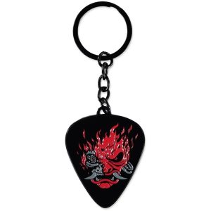 Cyberpunk 2077 - Samurai Band Merch Metal Keychain