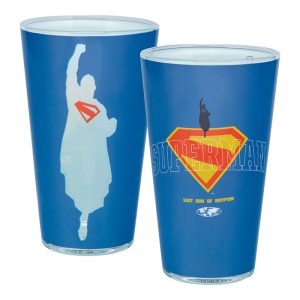 Superman Logo Glass