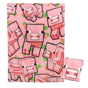 Minecraft - Pig Cushion Blanket