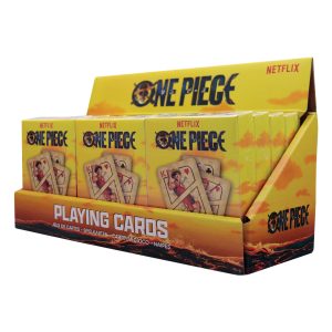 One Piece Playing Cards CDU Containing 12 Packs
